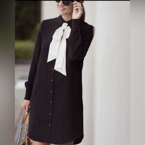 Kate Spade Black Dress with White Bow